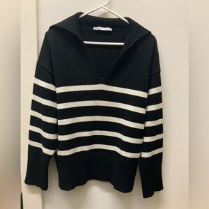 ZARA Shawl Collar Sweater